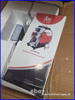 GX PUMP GX-E-CS2 Portable PCP Air Compressor, 4500Psi/30Mpa, Oil-Free, Powered by