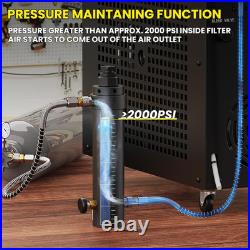 GX-PUMP Professional-Grade High Pressure PCP Air Compressor Filter with Pressu