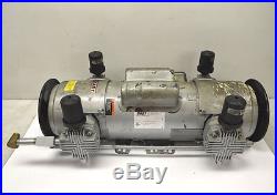 Gast 7LDE-46T-M750X Piston Air Compressor Pump with 1.5-Hp Marathon 1-Ph AC Motor