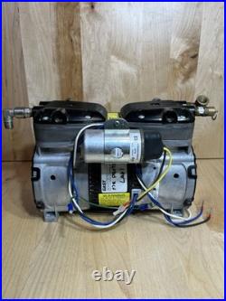 Gast Rocking Piston Twin Cylinder Oil-Less Air Compressor Pump K48ZZEFL-1162