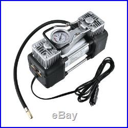 Heavy Duty Air Pump Compressor Double Cylinder Car Tire Tyre Inflator 12V 150PSI