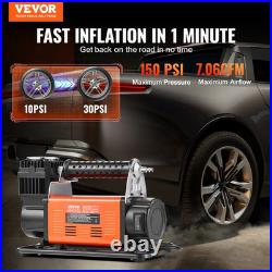 Heavy Duty Portable Air Compressor Car Tire Inflator Electric Pump Auto 12V