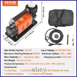 Heavy Duty Portable Air Compressor Car Tire Inflator Electric Pump Auto 12V