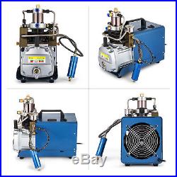 High Pressure 110V 30MPa 4500PSI Electric Air Compressor Pump PCP Auto Shutdown