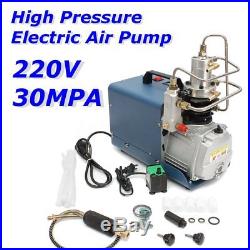 High Pressure 220V 30MPa 4500PSI Electric Air Compressor Pump PCP Auto Shutdown