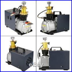 High Pressure 220V 40Mpa Water Cooled Electric Air Compressor Pump +Plug Adapter