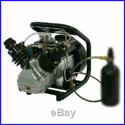 High Pressure 300 bar 4500psi Air Compressor Auto Stop Pump for Tank Refill 3L