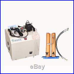 High Pressure Air Pump + 2 Air Filter Auto Stop Air Compressor Scuba Diving 12L