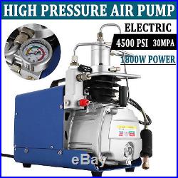 High Pressure Air Pump Electric 110V 300BAR Air Compressor 4500PSI Rifle 30MPA
