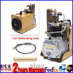 High Pressure Electric Air Compressor Pump 110V 30MPa 4500PSI Scuba Diving Pump