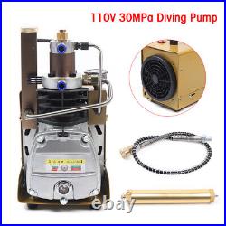 High Pressure Electric Air Compressor Pump 110V Scuba Diving Pump 30MPa 4500PSI