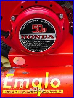 Honda Emglo 5.0 HP Gas Air Compressor Electric Ignition Pumps 120 psi