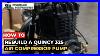 How To Rebuild A Quincy 325 Air Compressor Pump Tutorial Video