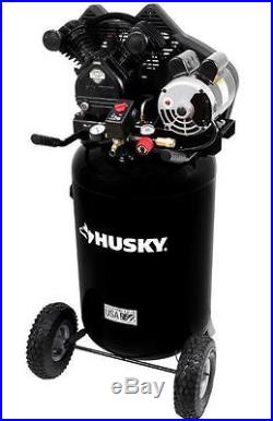 Husky 30 Gallon Portable Air Compressor Pump 1,6 HP Oil 155 PSI Garage Tool