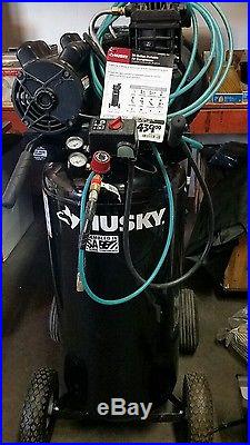 Husky 30 gal Air Compressor withcast iron pump
