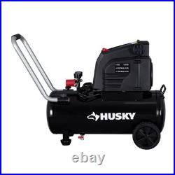 Husky 8 Gal 150 PSI Portable Electric Oil Free Hotdog Air Compressor w Wheels