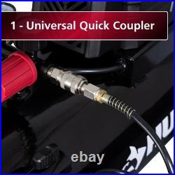Husky 8 Gal 150 PSI Portable Electric Oil Free Hotdog Air Compressor w Wheels