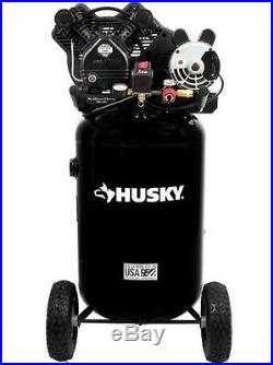 Husky Air Compressor 30 Gallon Portable Pump 1,6 HP Oil 155 PSI Garage Tool