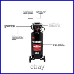 Husky Electric Air Compressor 20 Gallon 200 PSI Oil Free Portable Vertical Tool