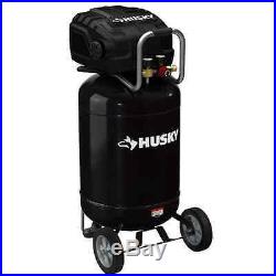 Husky Electric Portable Air Compressor Pump Motor Tank 1.5 HP Pressure Regulator