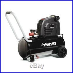 Husky Portable Air Compressor 150 PSI Corded Electric Oil-Free Pump Hot Dog Tank