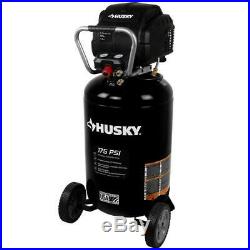 Husky Portable Air Compressor 30 Gal. 175 PSI Oil Free Pump Single Stage