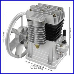 Industrial Air Compressor Pump Head 2HP 1.5KW 200L/min Single Stage Twin