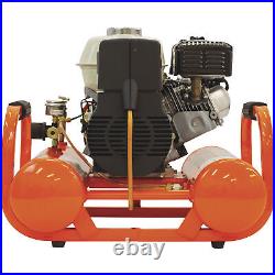 Industrial Air Contractor Gas-Powered Pontoon Air Compressor, 4.6 HP, Honda