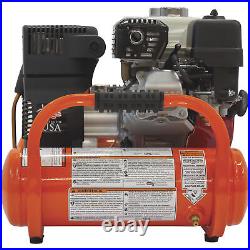 Industrial Air Contractor Gas-Powered Pontoon Air Compressor, 4.6 HP, Honda