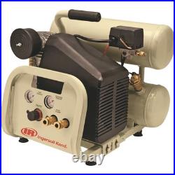 Ingersoll Rand Twin-Stack Portable Electric Air Compressor, 2 HP, 4-Gallon, 4.3