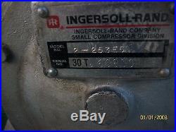 Ingersoll rand air compressor pump