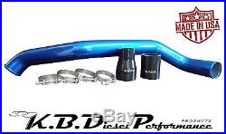 KBDP Candy Blue Intercooler Pipe Hot Side 2011-2016 Chevy GMC Duramax 6.6 LML