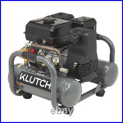 Klutch 4-Gallon Pontoon Air Compressor, 6.5 HP, 6.9 CFM @ 40 PSI, 5 CFM @ 90