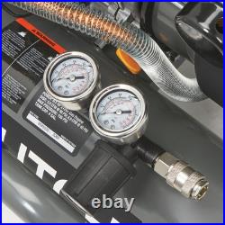 Klutch 4-Gallon Pontoon Air Compressor, 6.5 HP, 6.9 CFM @ 40 PSI, 5 CFM @ 90