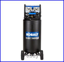 Kobalt QUIET TECH 26 Gallon 150 PSI Vertical Air Compressor Free Shipping