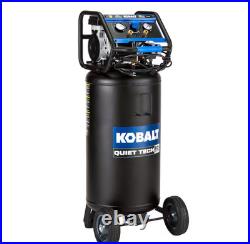 Kobalt QUIET TECH 26 Gallon 150 PSI Vertical Air Compressor Free Shipping