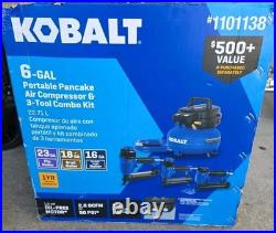 Kobalt Tools Pancake Air Compressor 3 In 1 1101138 (r7b013831)