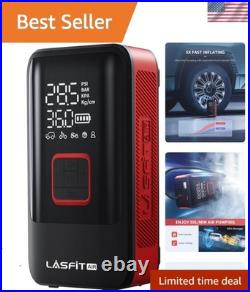LASFIT TK1 Tire Inflator Portable Air Compressor, Cordless Tire Air Pump for