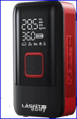 LASFIT TK1 Tire Inflator Portable Air Compressor, Cordless Tire Air Pump for