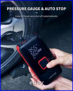 LASFIT TK1 Tire Inflator Portable Air Compressor, Cordless Tire Air Pump for
