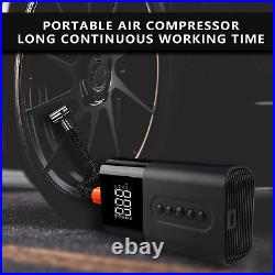 MUCHYIXIN Portable Air Compressor Tire Inflator, 6000Mah Rechargeable Tire Pump