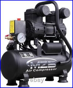 MZB 2.4 Gallon Ultra Quiet Air Compressor 1.2HP for 5.65CFM Efficiency