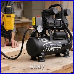 MZB 2.4 Gallon Ultra Quiet Air Compressor 1.2HP for 5.65CFM Efficiency