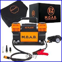 M. O. A. B. 10.6 Cfm Portable 12v Dual Cylinder Air Compressor Air Hose Heavy D