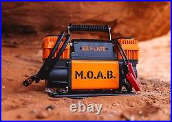 M. O. A. B. 10.6 Cfm Portable 12v Dual Cylinder Air Compressor Air Hose Heavy D