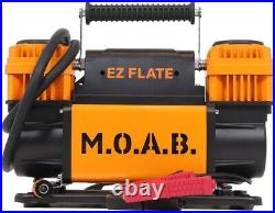 M. O. A. B. 10.6 Cfm Portable 12v Dual Cylinder Air Compressor Air Hose Heavy D