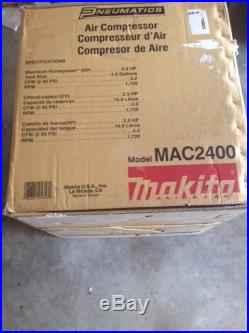 Makita Air Pump Compressor Big Bore Cylinder Cast Iron 2.5 HP Equipment Tools