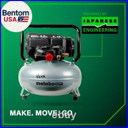Metabo HPT Air Compressor, the TANK, Portable Pancake Air Compressor 200 PSI, 6