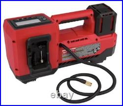 Milwaukee 18V M18 Cordless Compact Tire Inflator, On-Board Hose & Nozzle Storage