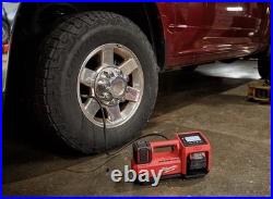 Milwaukee 18V M18 Cordless Compact Tire Inflator, On-Board Hose & Nozzle Storage
